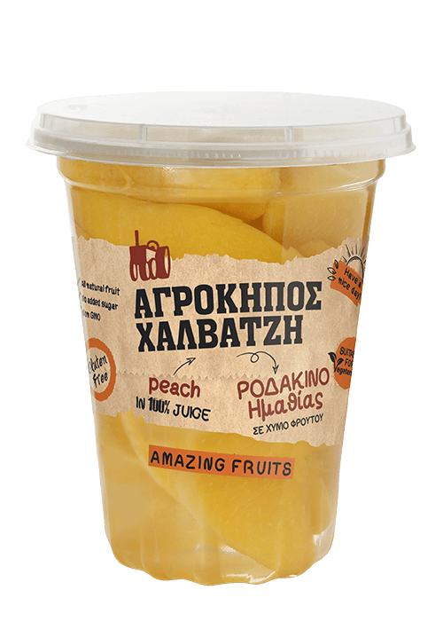 Αγρόκηπος ροδάκινο σε χυμό φρούτου 400gr