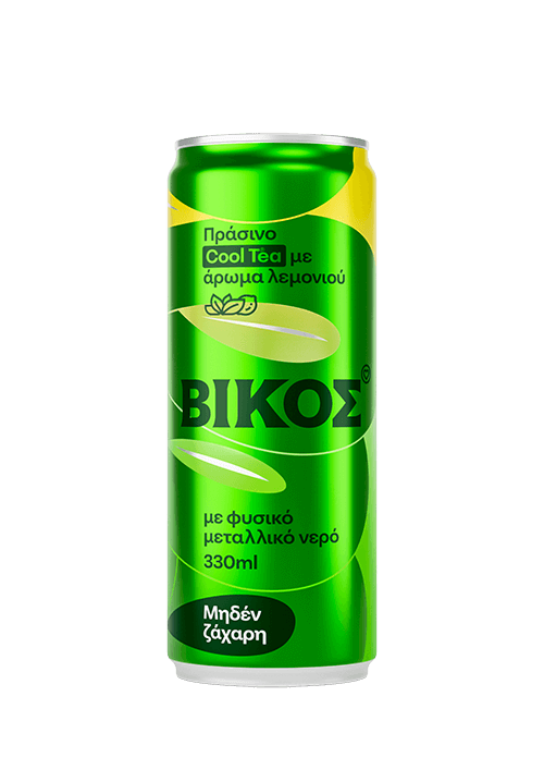 Βίκος Cool Tea Πράσινο Λεμόνι (Χωρίς Ζάχαρη) 330ml