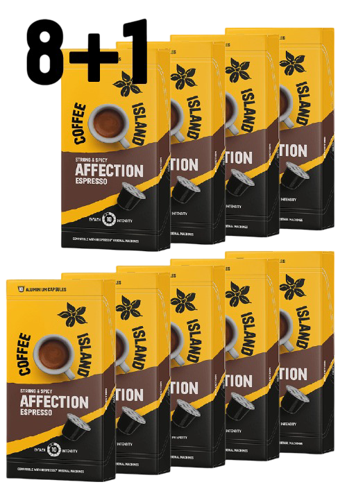 Bundle Κάψουλες Αλουμινίου Espresso Affection (10 τεμ x 8 + 1 ΔΩΡΟ)