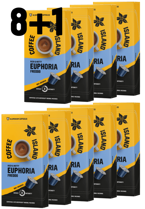 Bundle Κάψουλες Αλουμινίου Espresso Euphoria (10 τεμ x 8 + 1 ΔΩΡΟ)