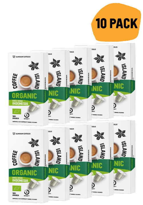 Bundle Κάψουλες Αλουμινίου Espresso Indonesia Organic (10 τεμ x 10)