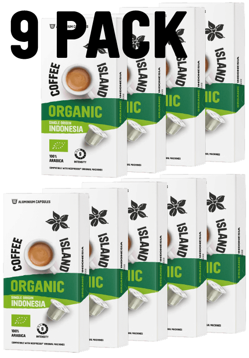 Bundle Κάψουλες Αλουμινίου Espresso Indonesia Organic (10 τεμ x 9)