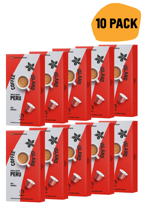 Bundle Κάψουλες Αλουμινίου Espresso Peru (10 τεμ x 10)