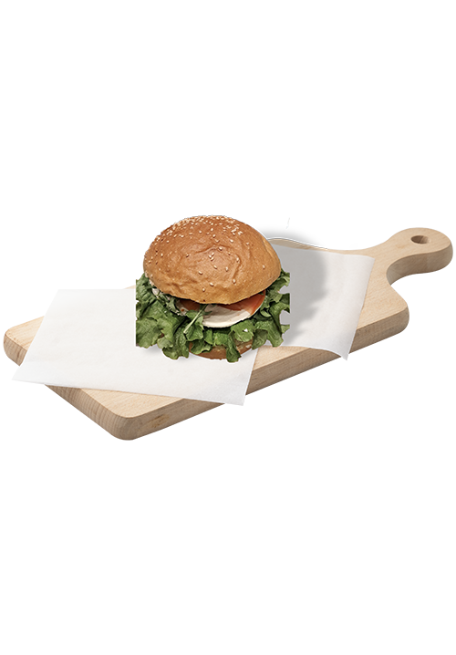 Burger με σουσάμι