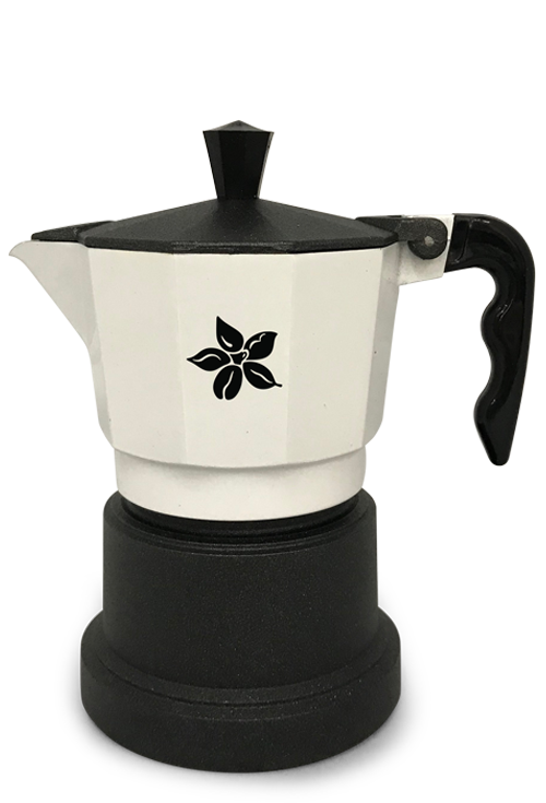 Εσπρεσσιέρα - Μπρίκα 3 φλ (Λευκό)