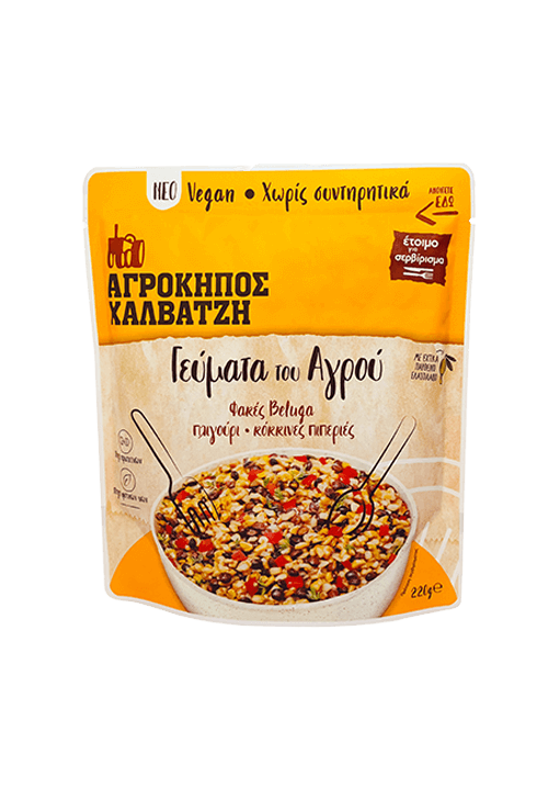 Γεύματα αγρού με φακές Beluga & πλιγούρι 220γρ