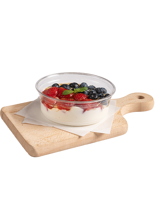 Γιαούρτι φράουλα - μύρτιλο - μέλι