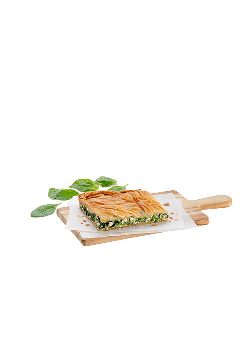 Traditional spinach and cheese pie