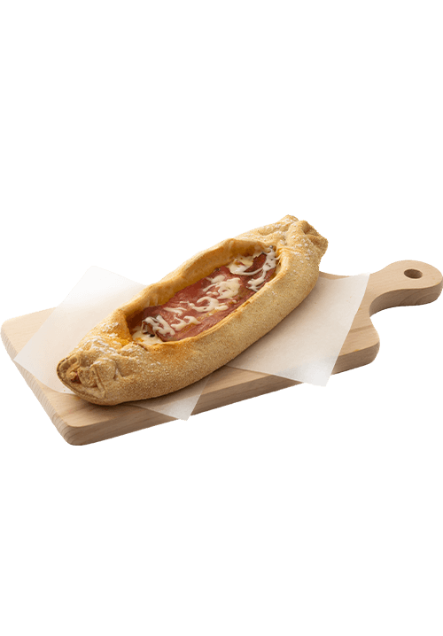 Italian Peinirli with gouda cheese and bacon