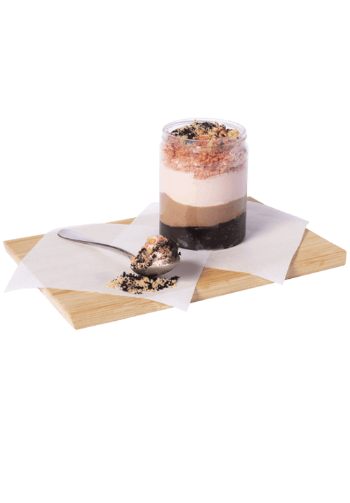 Pink mama crumble με φράουλα