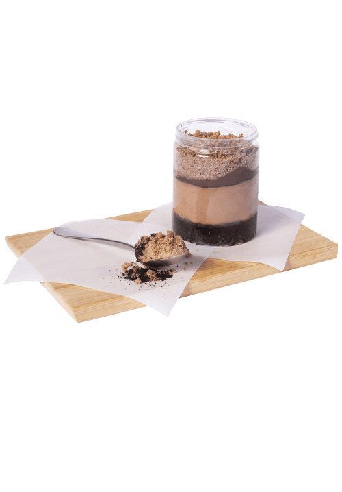 Πραλίνα φουντουκιού με crumble