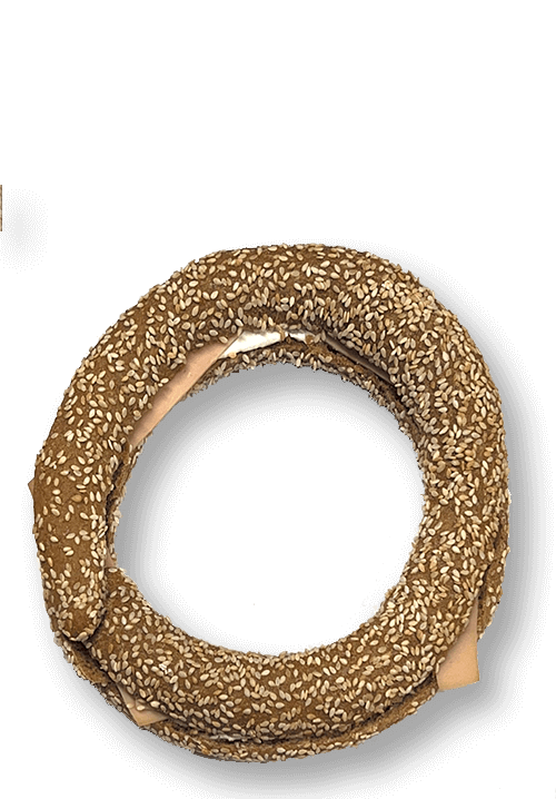 Κουλούρι τυρί κρέμα γαλοπούλα