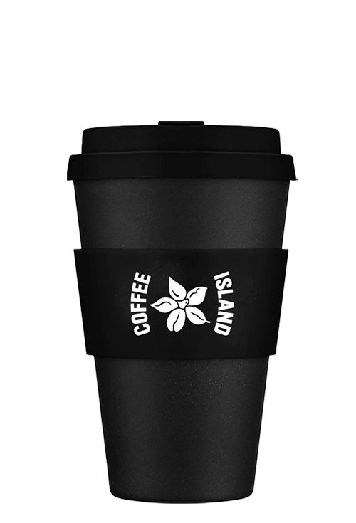 Κούπα Επαναχρησιμοποιήσιμη Μαύρη 16oz