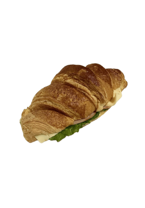 Κρουασάν γαλοπούλας, κασέρι, μαρούλι και μαγιονέζα