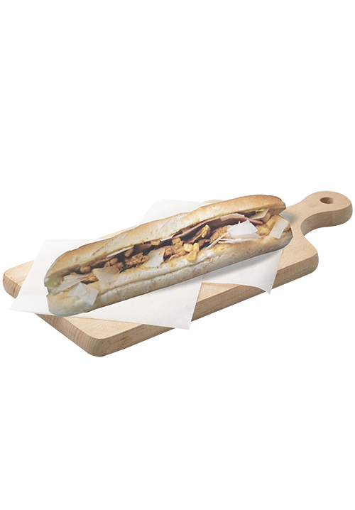 Λευκή μπαγκέτα φιλέτο κοτόπουλο