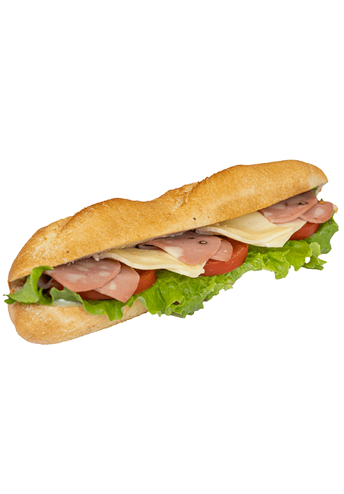 Λευκή μπαγκέτα με μορταδέλα