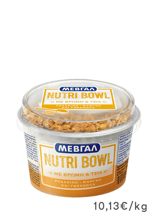 MEVGAL Nutri Bowl Mango - Peach & Granola 158g
