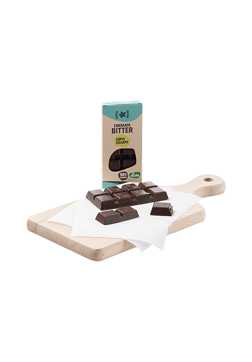 Dark chocolate bitter no added sugar 50g