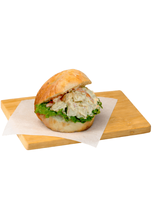 Μίνι σάντουιτς με μαρούλι και κοτοσαλάτα