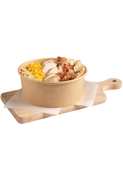 Σαλάτα γεύμα κοτόπουλο