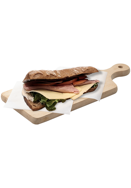 Σάντουιτς ζαπατάκι ολικής με ζαμπόν