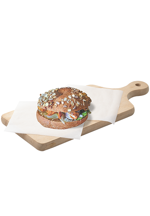 Soft bagel πολύσπορο κοτόπουλο