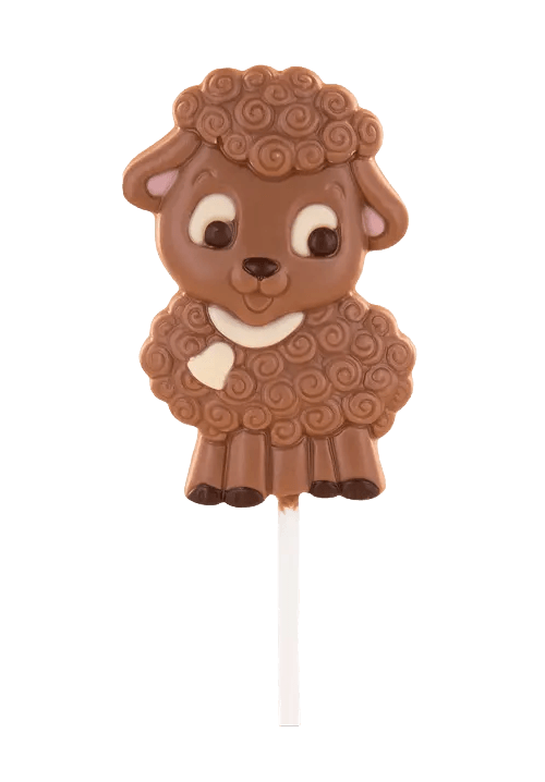 Σοκολατένιο γλειφιτζούρι προβατάκι