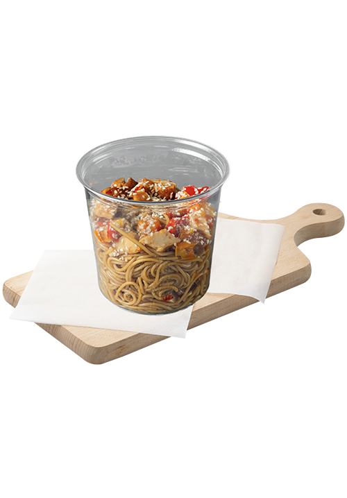 Ταυλανδέζικη σαλάτα ζυμαρικών με κοτόπουλο