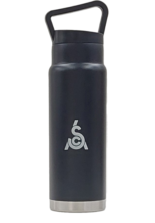 Θερμός μπουκάλι με χερούλι Sca μαύρο 650ml