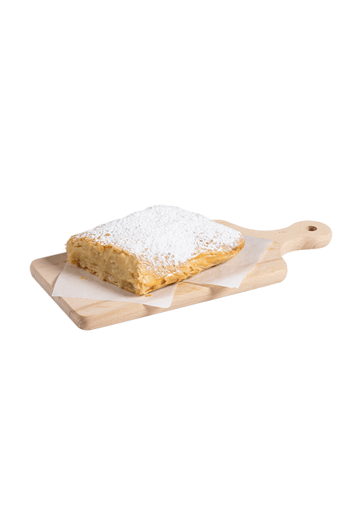 Vegan bougatsa with almond cream