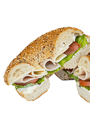 Turkey bagel