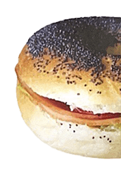 Bagel με κρέμα τυριού & γαλοπούλα