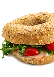Bagel πολύσπορο γαλοπούλα