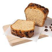 Banana cake με κομματάκια σοκολάτας