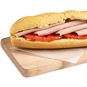 Viennese with smoked turkey