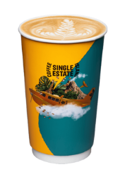 Cappuccino Latte Single Estate 16oz