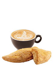 Cappuccino & Handmade Pie with Cretan gruyere