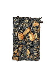 Handmade bar with chocolate and Brazil nuts