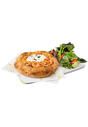 Rustic Scrambled Eggs with Feta Mousse