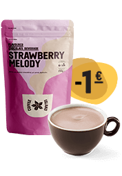 Combo Hot Beverage + Grindery Strawberry Melody 250g