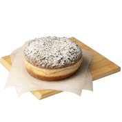 Donut Cookies με γέμιση πραλίνα φουντουκιού