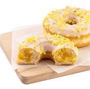 Donut με γέμιση λεμόνι