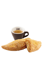 Espresso & Handmade Pie with Cretan gruyere