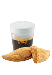 Freddo Cappuccino 12oz & Χειροποίητη Πίτα με γραβιέρα Κρήτης