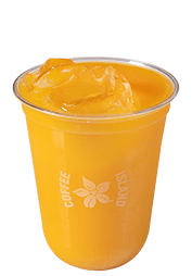 Fresh strawberry, pineapple, mango juice