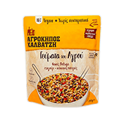 Country-style meal with Beluga lentils & bulgur 220g