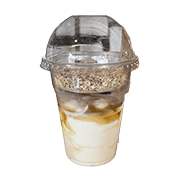 Yogurt honey, oats, walnuts