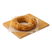 Koulouri Filled with Cream Cheese