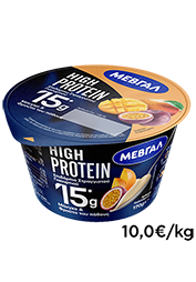 ΜΕΒΓΑΛ High Protein επιδόρπιο στραγγιστού γιαουρτιού μάνγκο και φρούτο του πάθους 170γρ