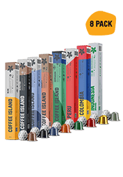 Mix Aluminium Capsules Espresso (10 pieces x 8)